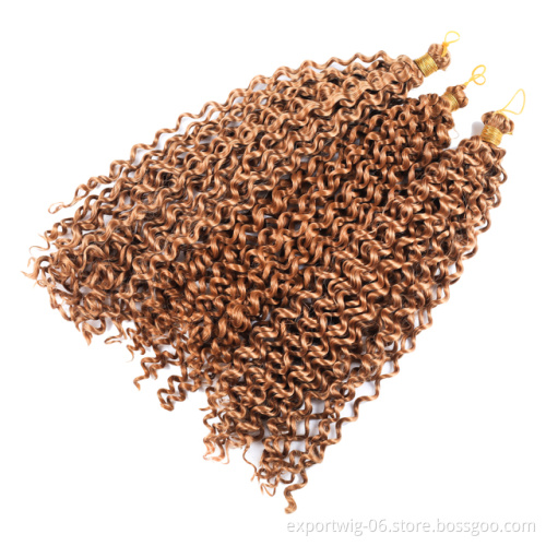 Wholesale Products Water Wave Crochet Passion Twist Crochet Braiding Hair Pre Twisted Water Wave Crochet Passion Twist Hair
